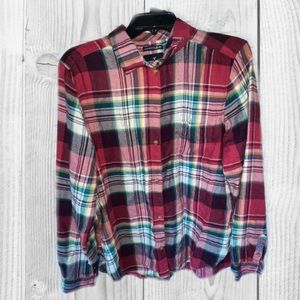 American Eagle Boyfriend Fit Plaid XL *So soft!*